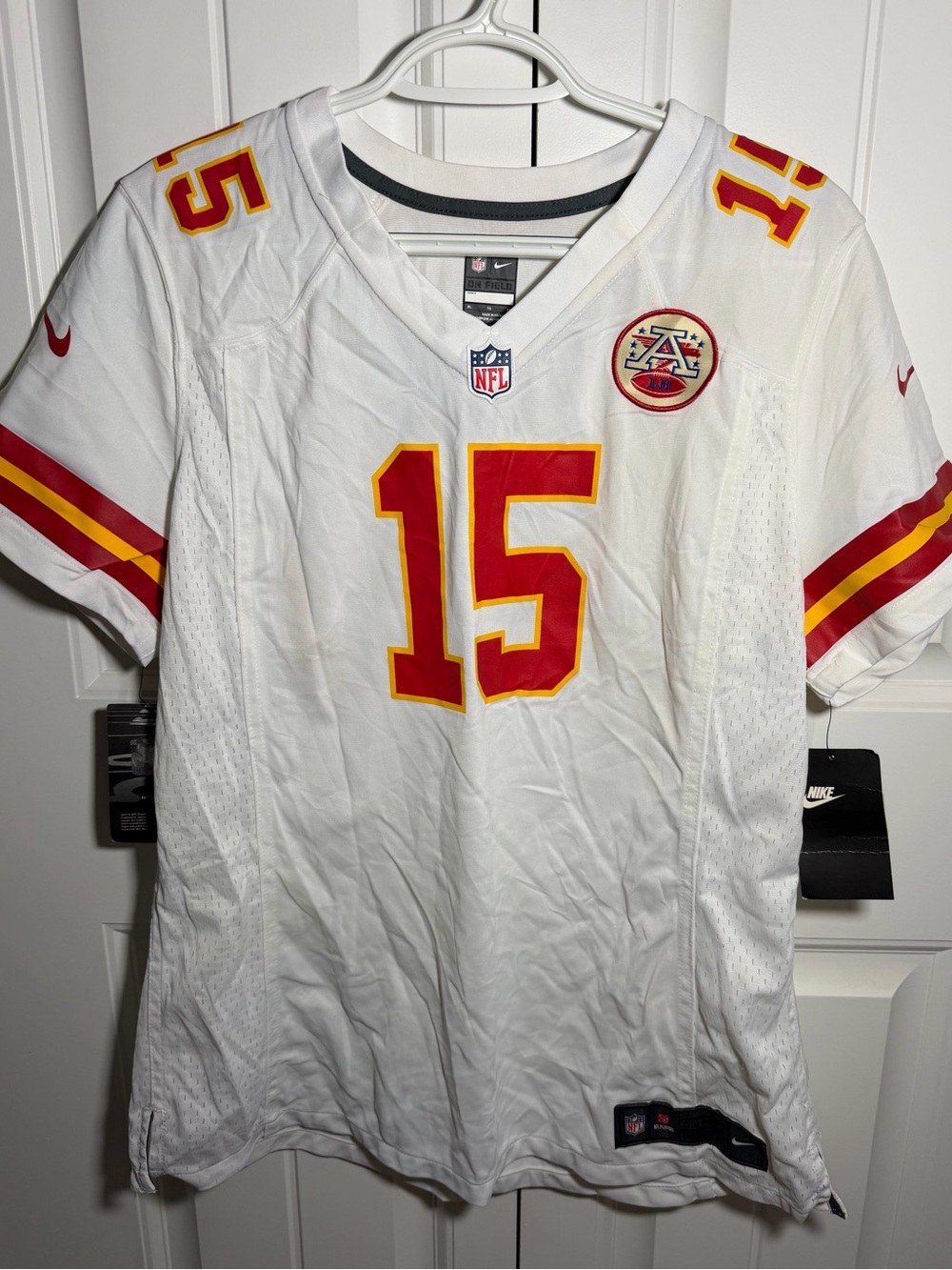 Patrick Mahomes #15 Kansas City Chiefs Nike On Field Jersey Womens XL NWT
